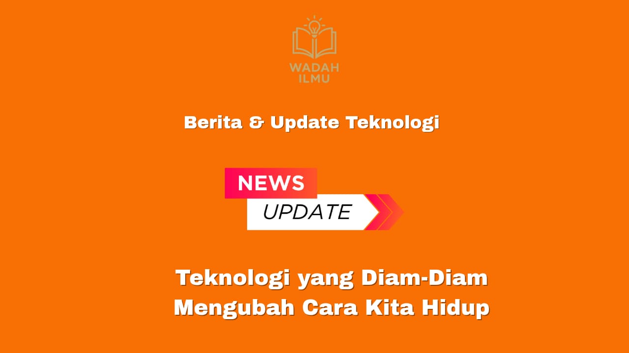 Ilustrasi smartphone dan perangkat modern yang mengubah cara hidup sehari-hari
