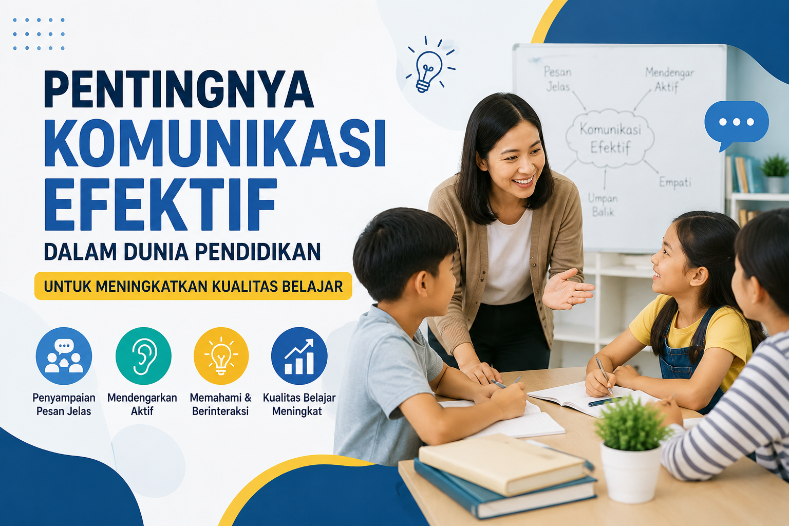 Pentingnya Komunikasi Efektif dalam Dunia Pendidikan untuk Meningkatkan Kualitas Belajar