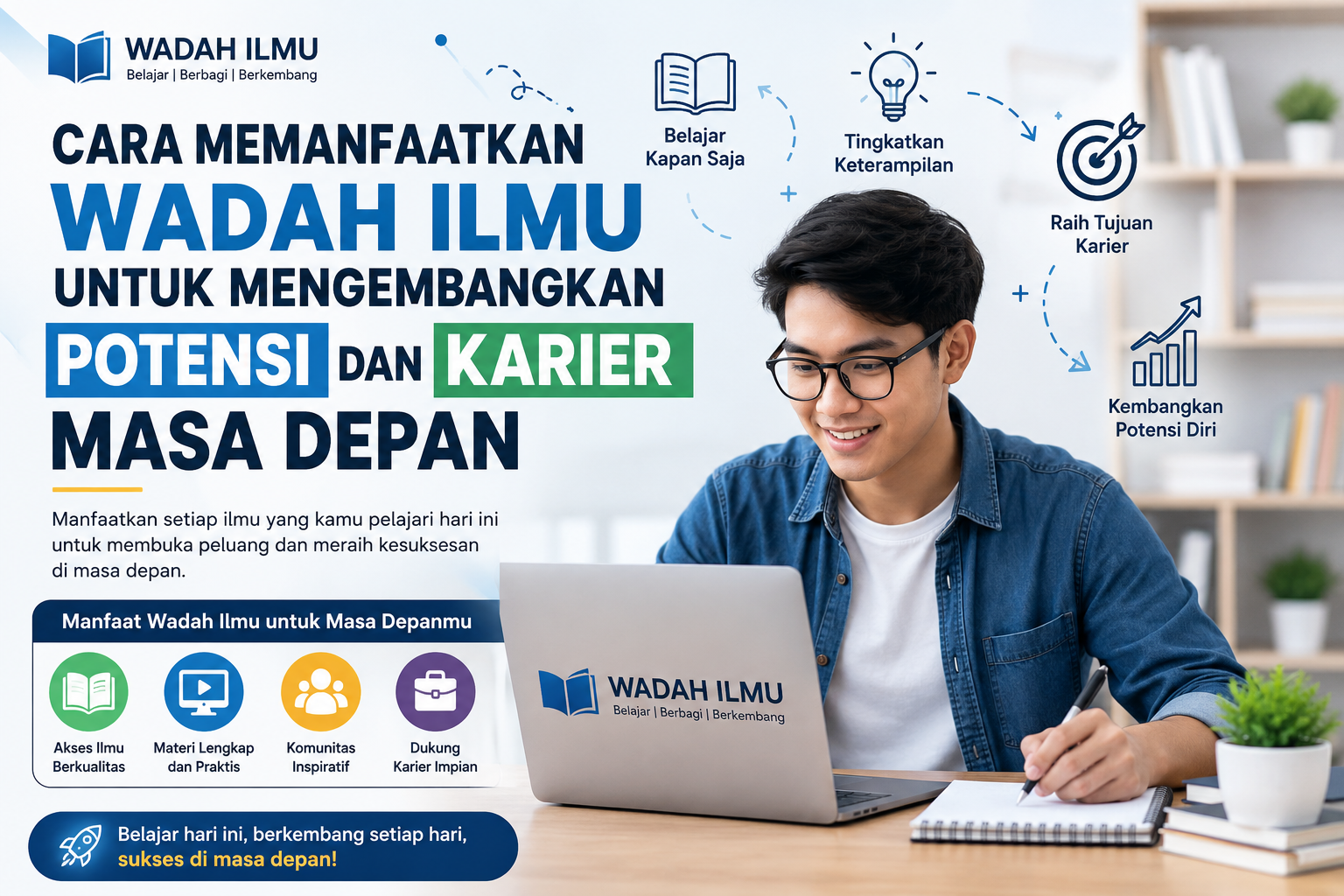 Pelajari cara memanfaatkan Wadah Ilmu untuk mengembangkan potensi diri, meningkatkan keterampilan, dan mempersiapkan karier masa depan di era digital dengan lebih efektif.