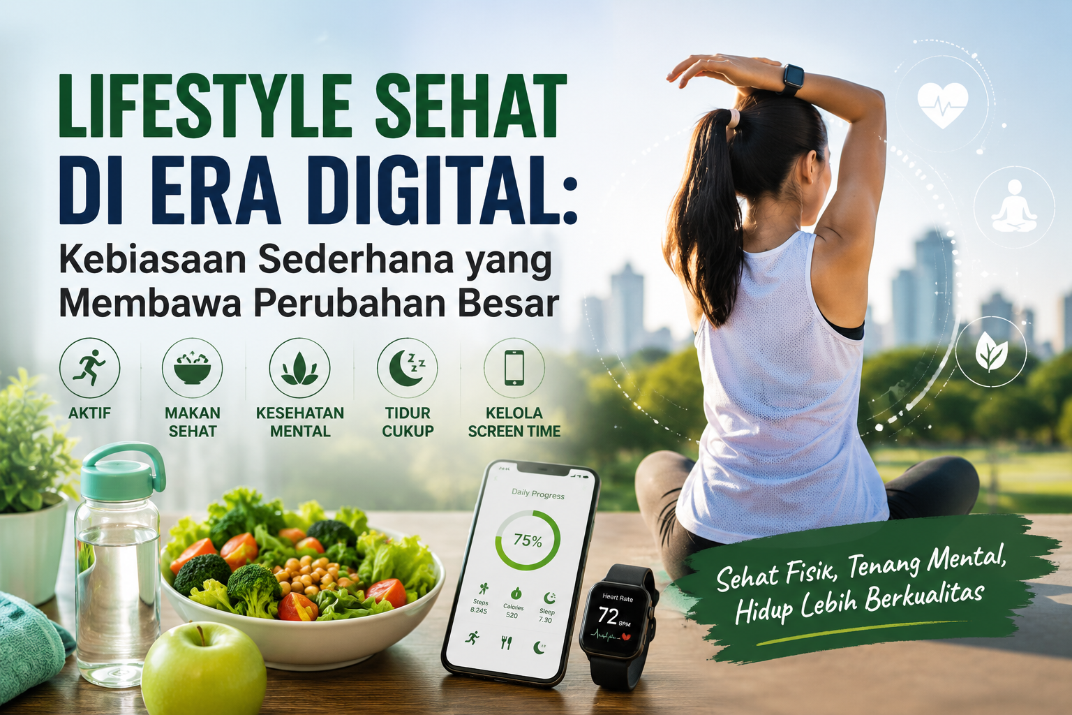 Lifestyle Sehat di Era Digital: Kebiasaan Sederhana yang Membawa Perubahan Besar
