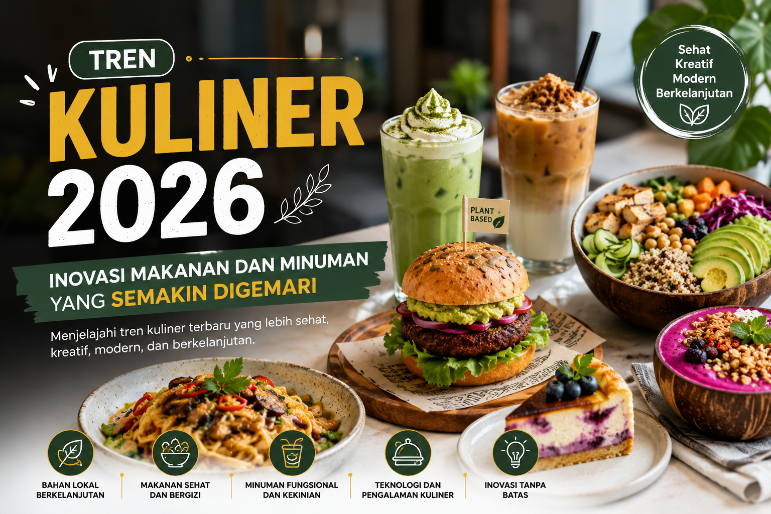 Tren Kuliner 2026: Inovasi Makanan dan Minuman yang Semakin Digemari