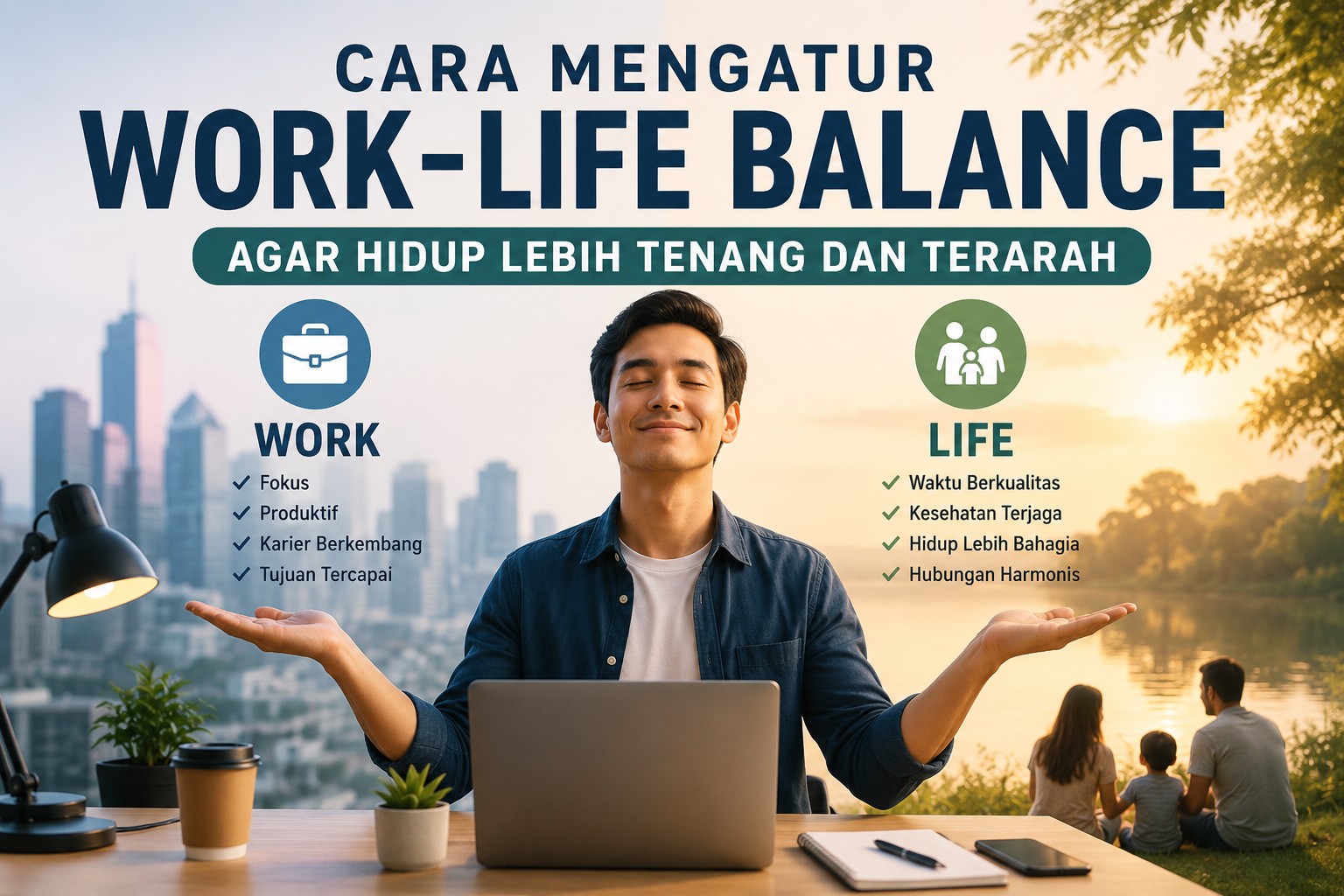 Artikel ini akan membahas cara mengatur work-life balance secara praktis, dengan bahasa yang mudah dipahami dan bisa langsung kamu terapkan.
