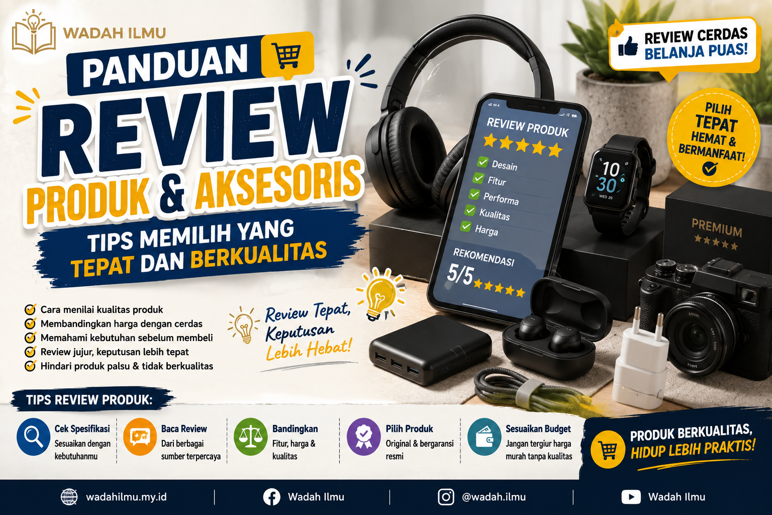 Panduan Review Produk & Aksesoris: Tips Memilih yang Tepat dan Berkualitas