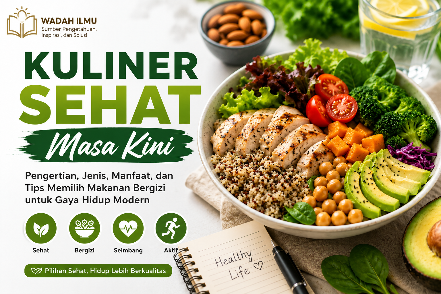 Kuliner Sehat Masa Kini: Pengertian, Jenis, Manfaat, dan Tips Memilih Makanan Bergizi