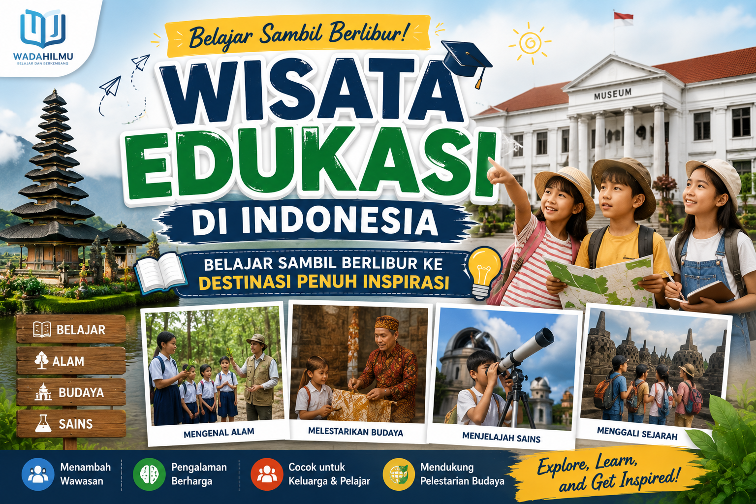 Wisata Edukasi di Indonesia: Belajar Sambil Berlibur ke Destinasi Penuh Inspirasi