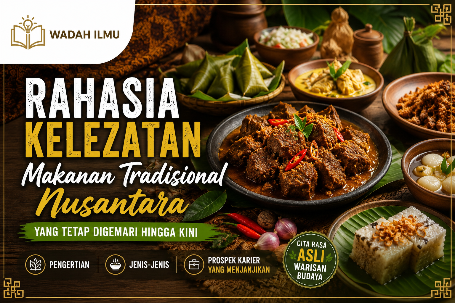 Rahasia Kelezatan Makanan Tradisional Nusantara Lengkap