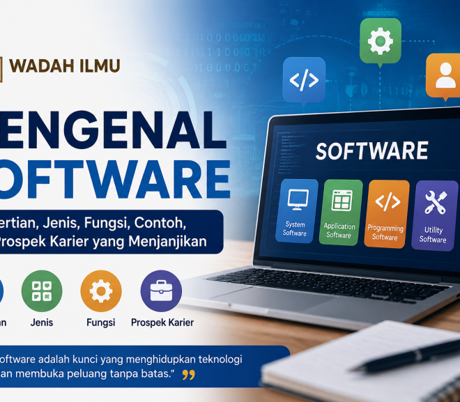 Mengenal Software: Pengertian, Jenis, Fungsi, Contoh, dan Prospek Karier yang Menjanjikan