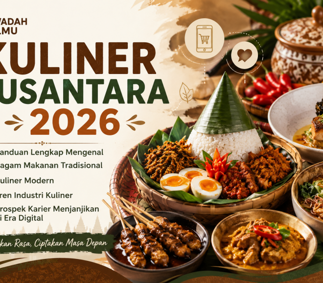 Kuliner Nusantara 2026: Panduan Lengkap Mengenal Ragam Makanan Tradisional, Kuliner Modern, Tren Industri Kuliner, dan Prospek Karier Menjanjikan di Era Digital