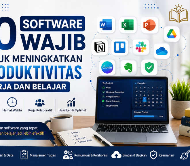 10 Software Wajib untuk Meningkatkan Produktivitas Kerja dan Belajar